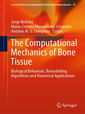 cover image of The Computational Mechanics of Bone Tissue